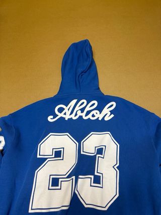 Sudadera Off-White Football Over Hoodie Azul L