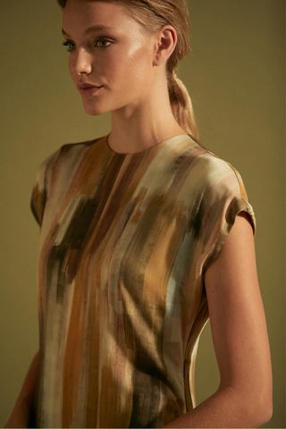 Vestido Bimani Talla 40 Multicolor