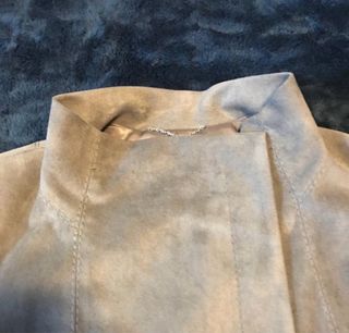 Chaqueta corta de ante