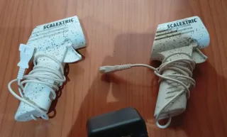 2 Mandos Scalextric Efecto Nieve + Adaptador