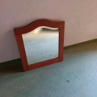 Espejo antiguo madera