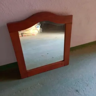 Espejo antiguo madera