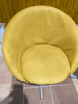Sillones Giratorios Amarillos