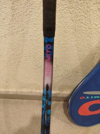 Raqueta de Tenis con Funda Azul