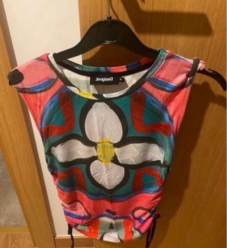 Camiseta Desigual Talla S Estampado Floral