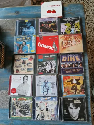 Lote 107 CDs Bandas Sonoras y Musicales