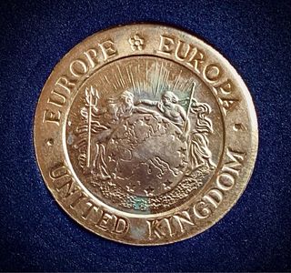 10 ECU ☆ REINO UNIDO 1992 ☆ S. JORGE (CHAPADA ORO)