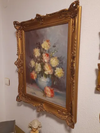 Bodegón óleo sobre lienzo