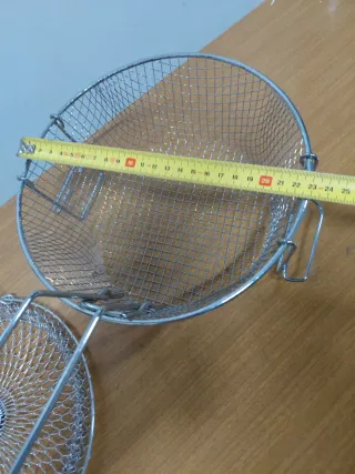 Cesto Freidora 24cm + Rejilla Separadora
