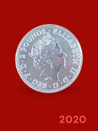 Moneda 1 onza Plata Britannia 2020 REBAJA!!