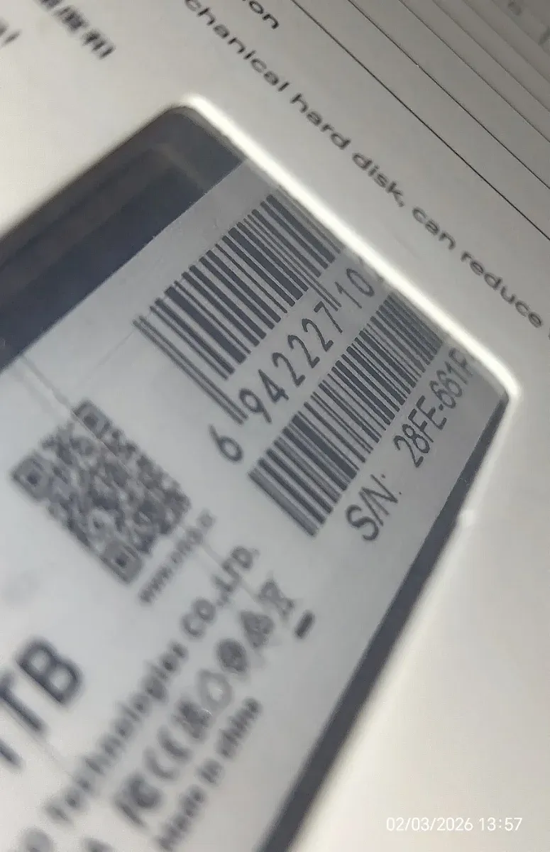 SSD Orico Y-20M SATAIII M.2 1TB Nuevo afbeelding 4