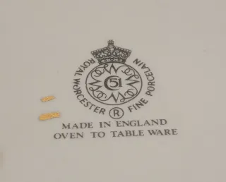 BANDEJA PARA HORNEAR DE PORCELANA, ROYAL WORCESTER