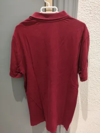 Polo LGCC granate hombre talla M