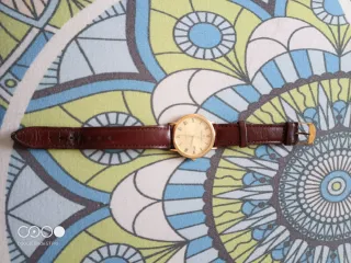 Orologio Wyler Vetta Uomo Oro Pelle Marrone