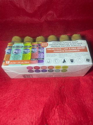 Set 12 Pinturas Acrílicas Americanas