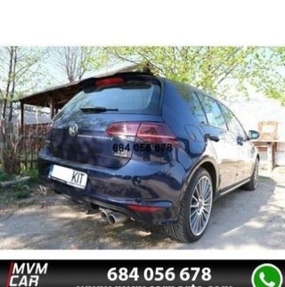 Aleron trasero para VW Golf 7 y 7.5 Look GTI Negro