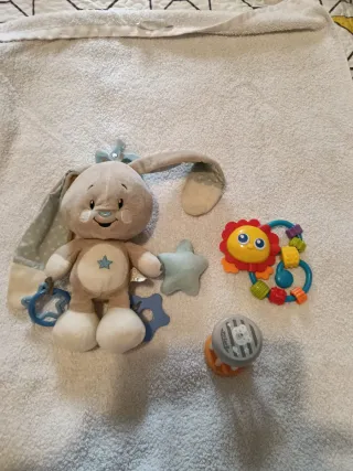 Lote juguetes bebé texturas