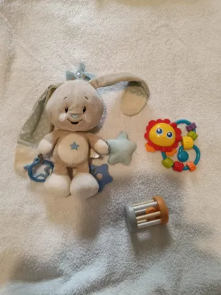 Lote juguetes bebé texturas