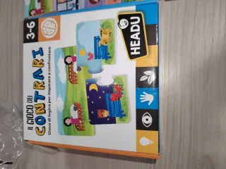 Gioco dei Contrari Headu Logica Bambini 3-6 Anni