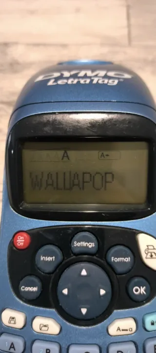 Etiquetadora Dymo Letratag LT-100H Azul