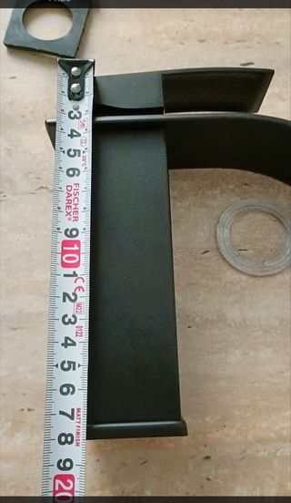 Grifo de lavabo nuevo negro baño lavadero