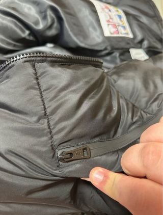 Chaqueta Moncler Negra Talla XL