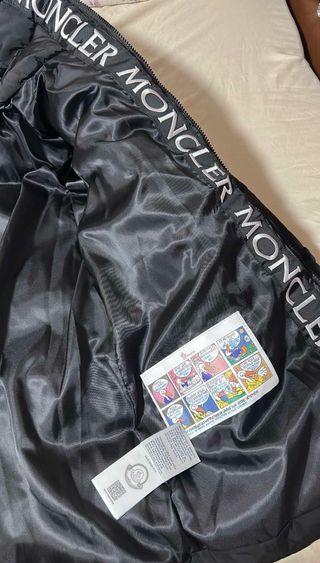 Chaqueta Moncler Negra Talla XL