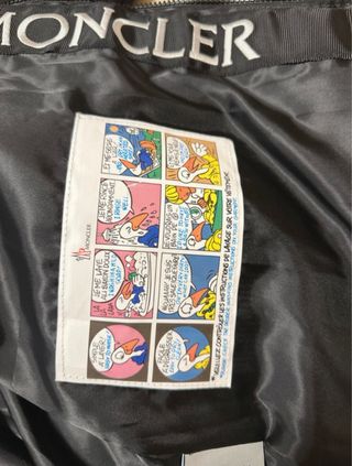 Chaqueta Moncler Negra Talla XL