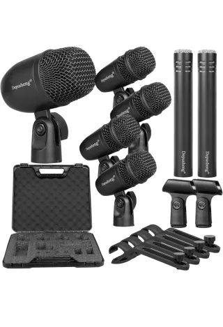 Juego 7 Micrófonos Batería Depusheng