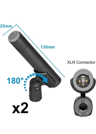 Juego 7 Micrófonos Batería Depusheng