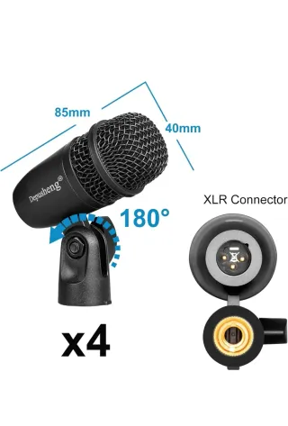 Juego 7 Micrófonos Batería Depusheng