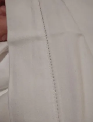 Tovaglia Cotone Satinato Rettangolare Bianca