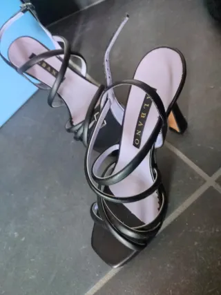 Scarpe Albano tacco vero cuoio