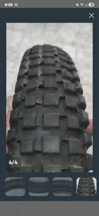 Neumático Monty Trasero Ancho Original