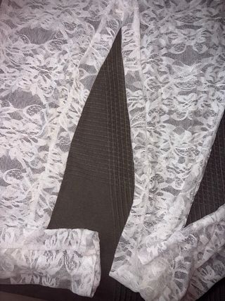 Mono largo encaje blanco talla única