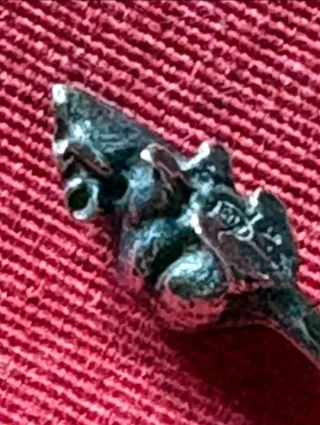 Coppia Topolini Argento Miniatura