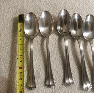 6 Cucchiaini Sambonet Argentati