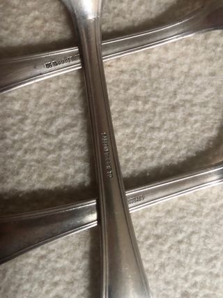 6 Cucchiaini Sambonet Argentati