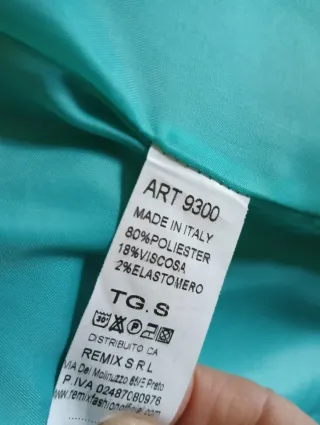 Cappotto strutturato Remix Firenze ottanio - TG S