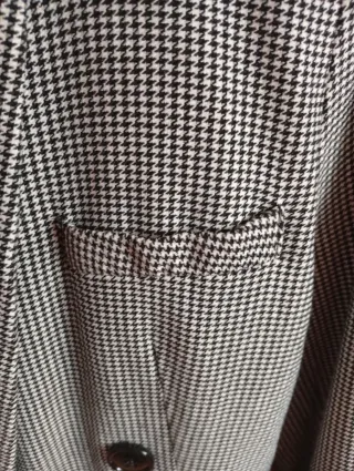 Chaqueta Stradivarius cuadros M/38