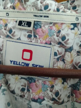 Camisa Yellow Skin Calaveras