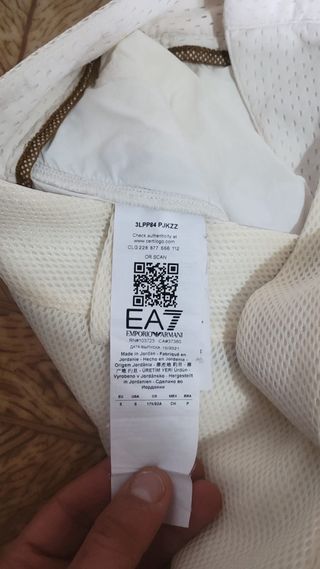 EA7 Emporio Armani trouser open bottom pants man