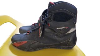 Stivaletti Moto TCX Estivi Neri Rossi