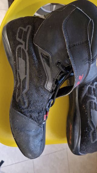 Stivaletti Moto TCX Estivi Neri Rossi