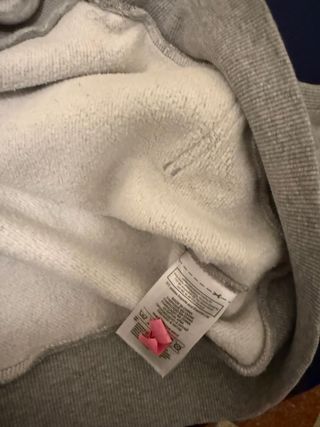 Felpa Adidas con zip grigia e rossa