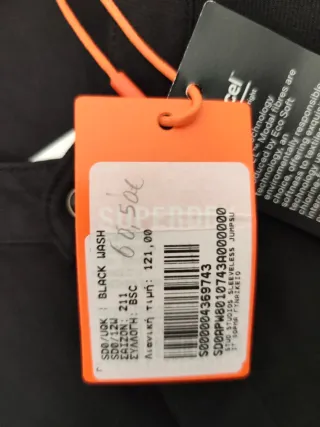 Mono largo Superdry negro