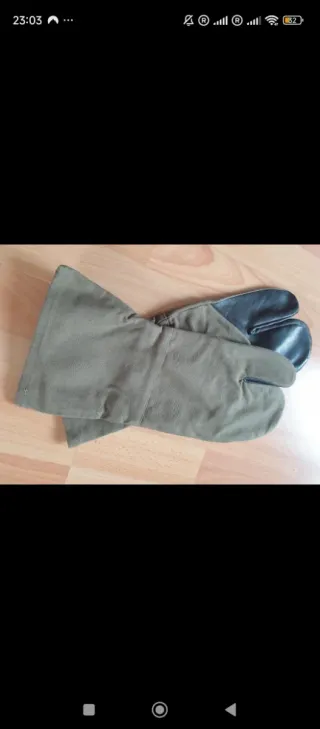 Guantes militares verde oliva