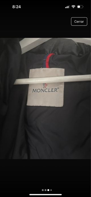 Abrigo Moncler Negro