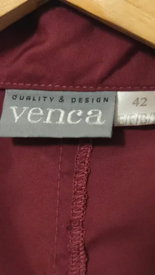 Gabardina Venca burdeos vintage