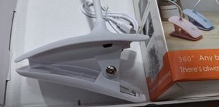 Lámpara Escritorio Táctil LED Clip Blanca